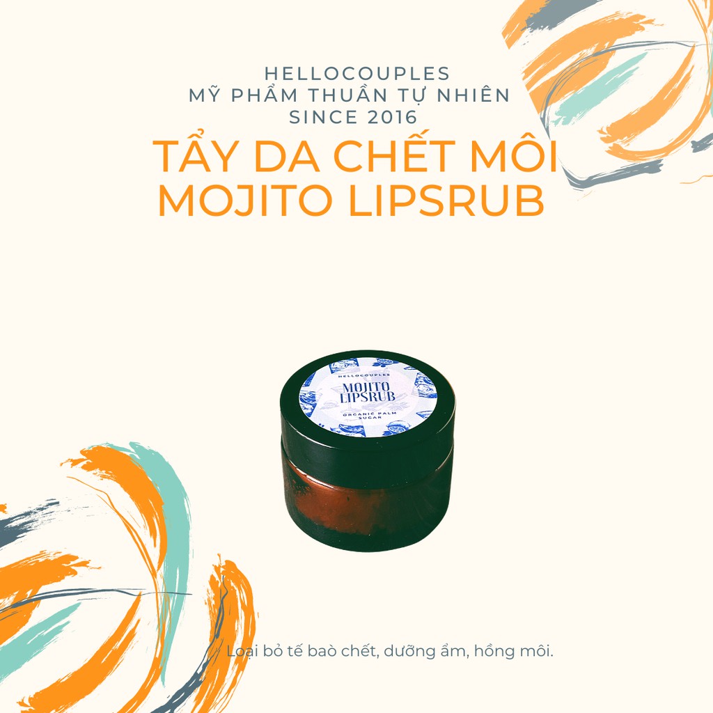 ( TOP SẢN PHẨM TẨY DA CHẾT MÔI  ) MOJITO LIPSRUB Handmade