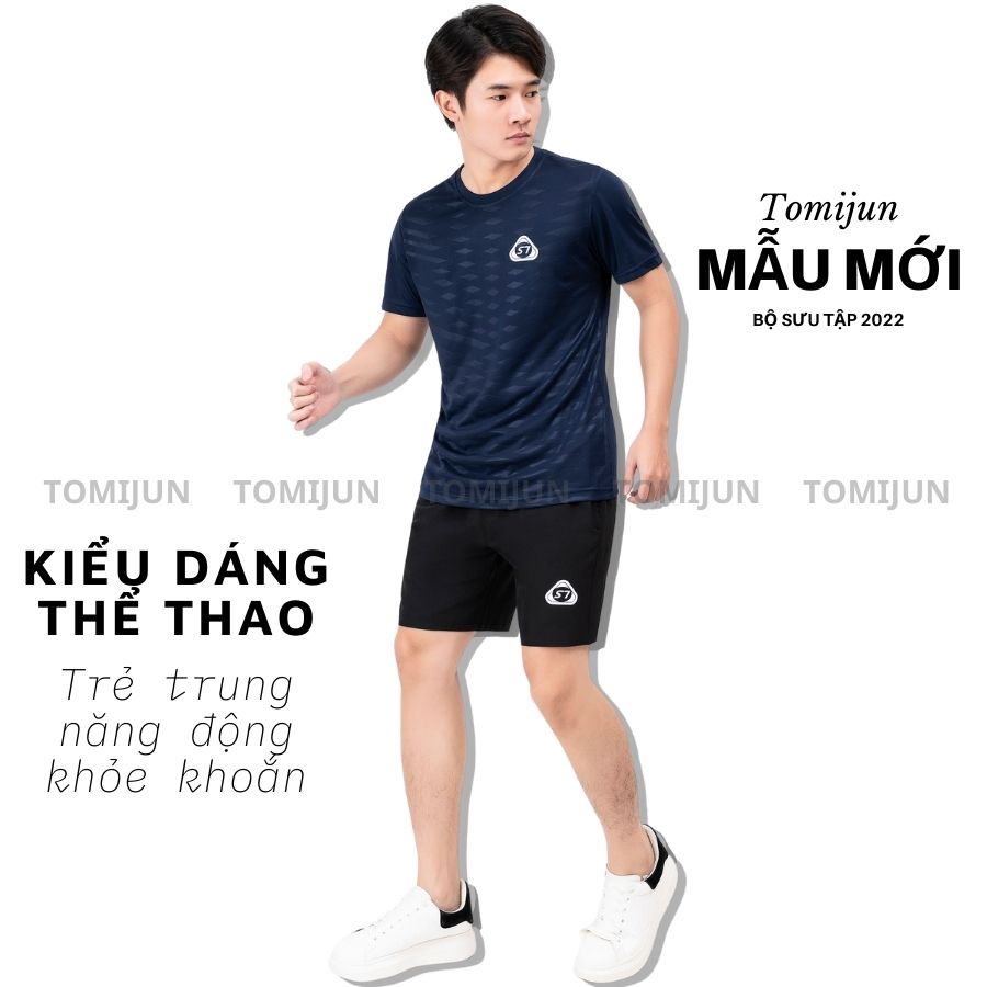 Bộ Mặc Nhà Thể Thao Nam Chất Thun Lạnh Cao Cấp, Co Giãn Đa chiều, 5 Màu Đa Dạng, Phong Cách TOMIJUN