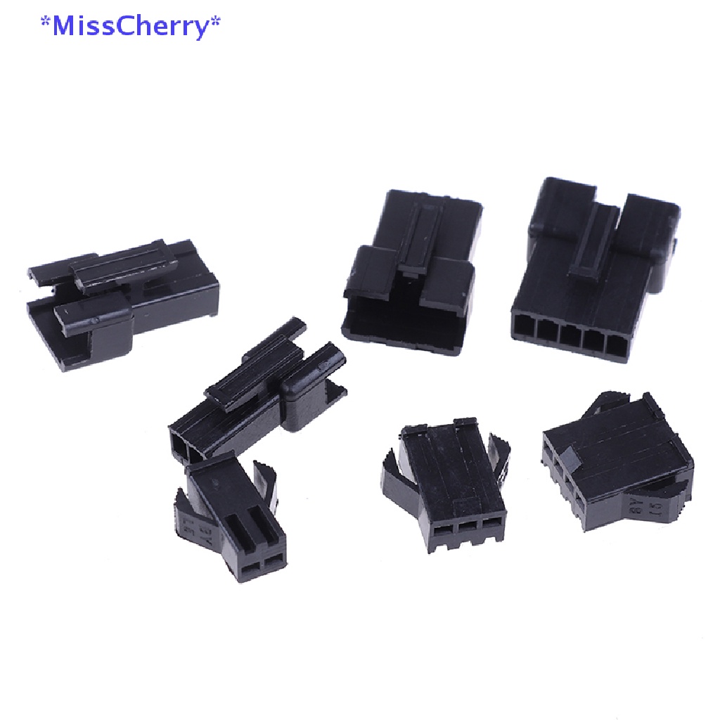 Set 200 Đầu Nối Dây Điện 2.54mm SM2.54 2 / 3 / 4 / 5 Chấu Mới