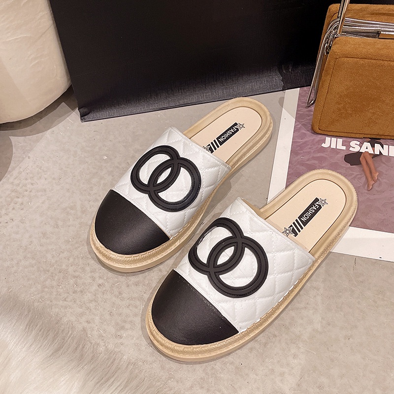 Dép Sandal Hở Ngón Đế Bằng Thời Trang Mùa Hè Cho Nữ
