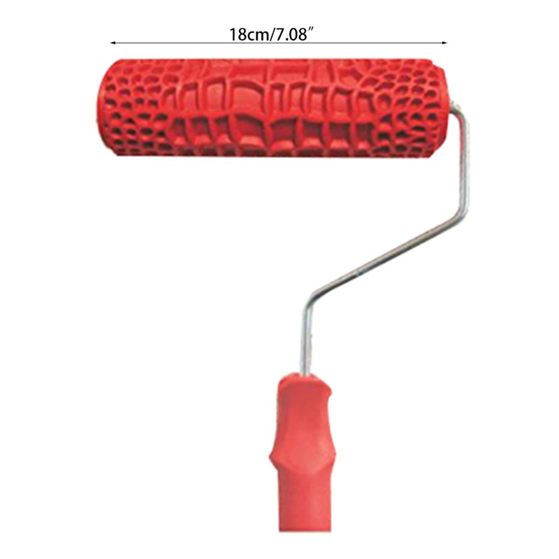 Cây Lăn Sơn Tường Trang Trí Họa Tiết Dập Nổi 7 Inch Cho Croco