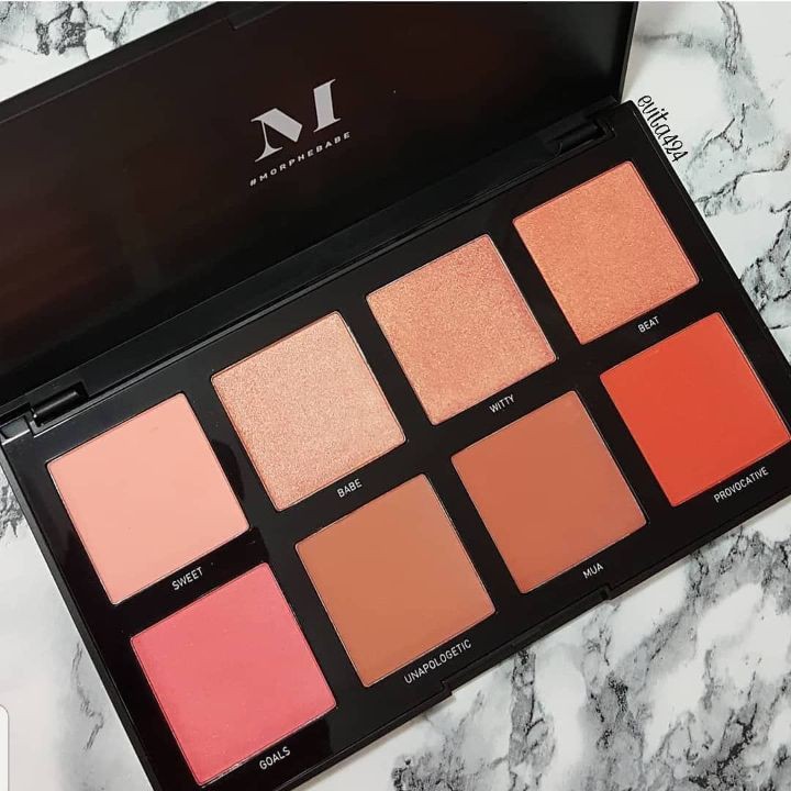 Má hồng Morphe 8W Warm Master 8 ô