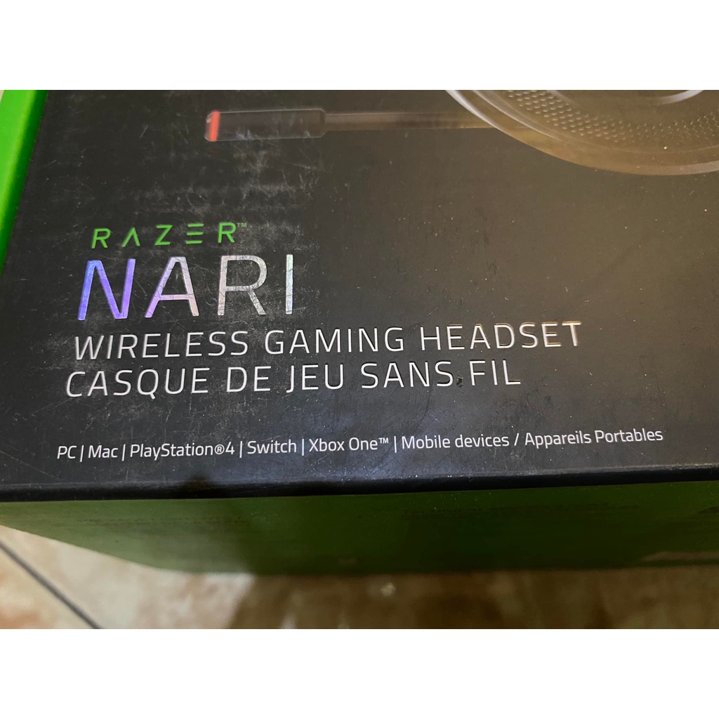 Tai nghe không dây Razer Nari Wireless THX 7.1 hình thức 95%