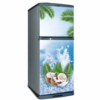 DECAL CÂY DỪA DÁN TỦ LẠNH