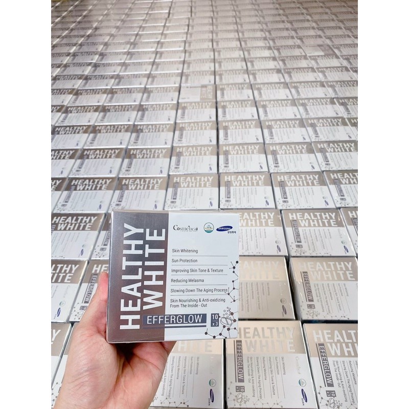 [Hàn Quốc] Viên Uống Dạng Sủi Trắng Da Healthy White Efferglow Cosmeheal 30 viên