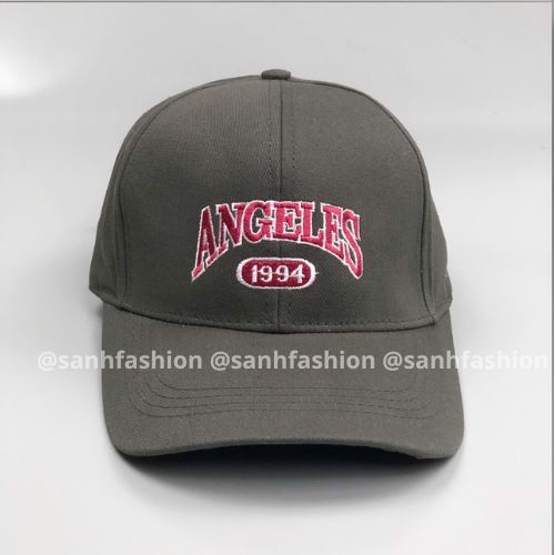 Mũ lưỡi trai thêu chữ ANGELES Nón kết chất kaki cao cấp thời trang form unisex nam nữ K56