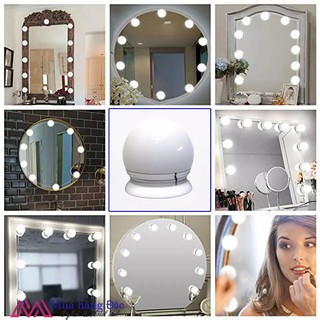 Đèn Trang Trí  💡💡💡  Dây Đèn Led Gắn Gương Trang Điểm 5 Màu Tự Điều Chỉnh