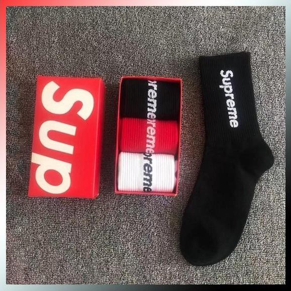 Tất/vớ thời trang Cổ Cao ✨SUPREME✨cao cấp,nam nữ,thể thao,Nike,NY,LA,Drew,Champion,Adidas, Puma, Vans, Gucci,Mizuno,