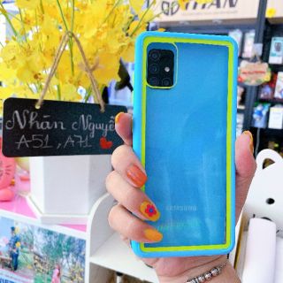 Ốp lưng Samsung A51/A71 viền màu