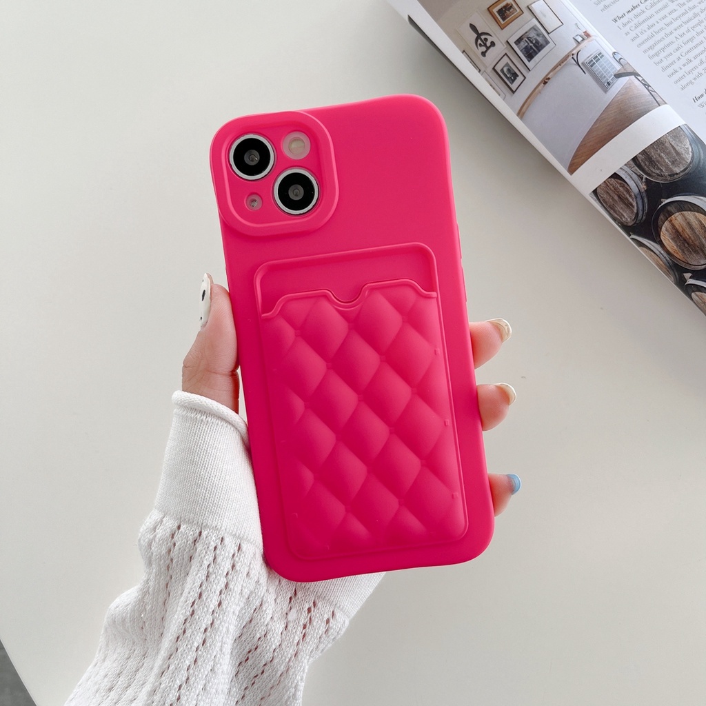 Ốp Điện Thoại Mềm Dạng Túi Đựng Thẻ Đẹp Mắt Cho Iphone 13 pro max 12 pro max 11 pro max xs max xr x 7plus