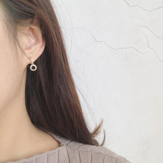 Bông tai nữ vòng tròn nhỏ nhắn