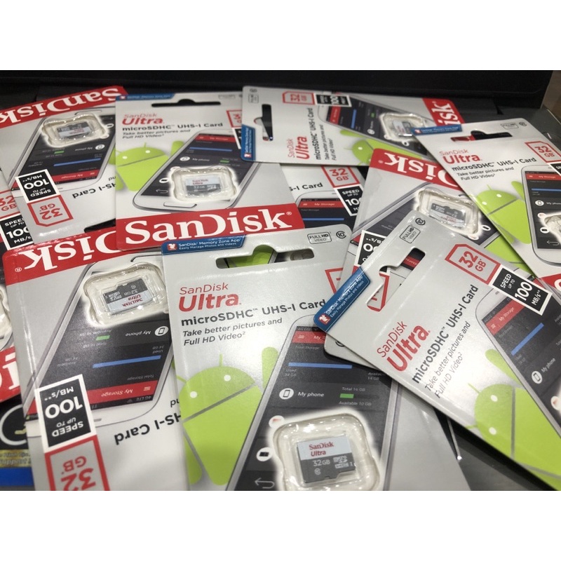 Thẻ Nhớ Sandisk Chính Hãng 32GB