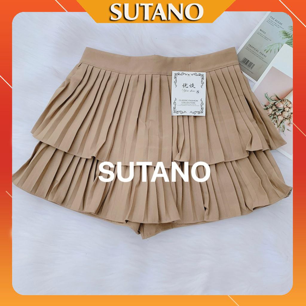 Chân váy xếp ly 2 tầng quảng châu cao cấp CV307 | BigBuy360 - bigbuy360.vn