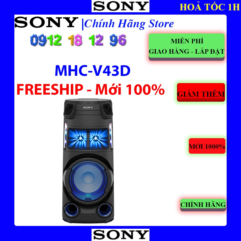 Dàn âm thanh Hifi Sony MHC-V43D M SP6