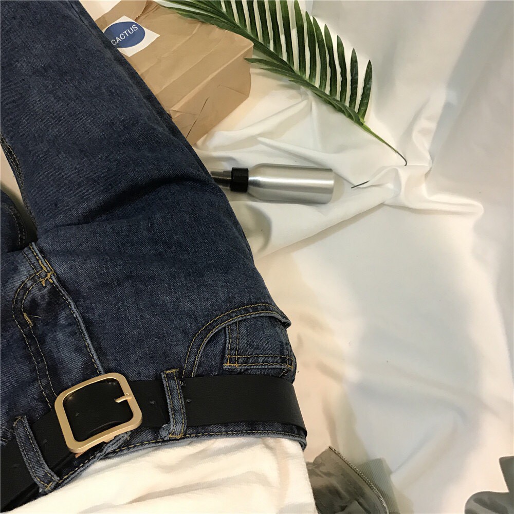 Thắt lưng da PU mặt khóa vuông DL2 Mayconner