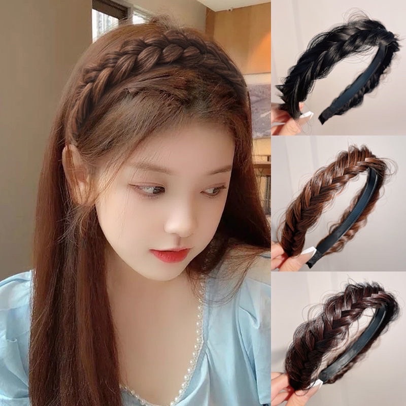 Bờm Tóc Kiểu Tết Phong Cách Hàn Quốc Siêu Xinh Cho Nữ ( Bện To )