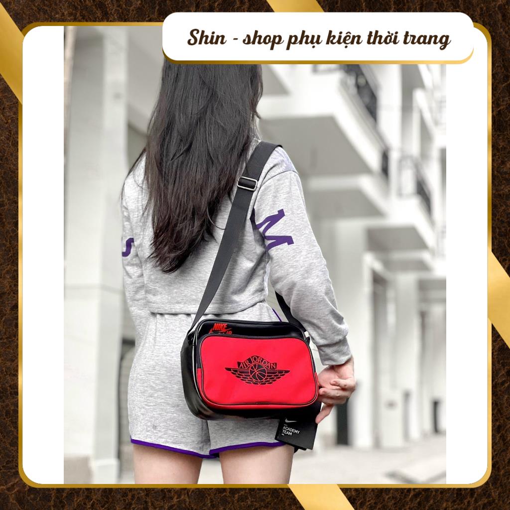 Túi đeo chéo nam túi đeo vai thể thao chống nước chất da mềm dữ fom tốt đeo đựng Ipad simili - Shin Shop