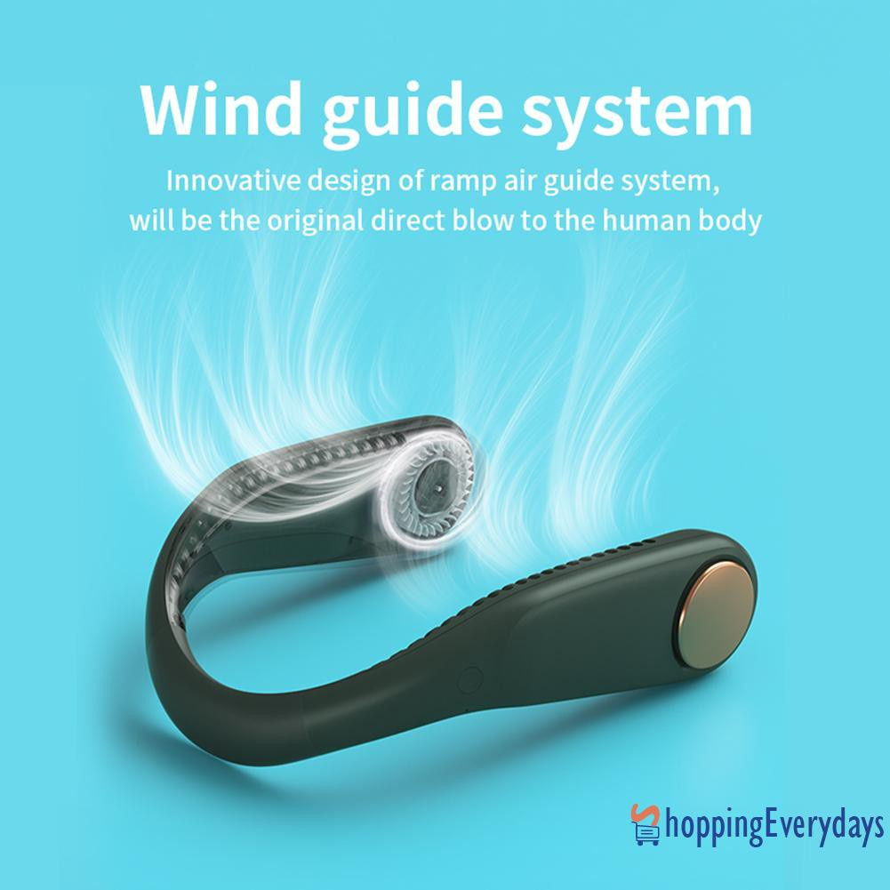 Quạt Thể Thao Mini Không Cánh Ws35 Sạc Usb Tiện Lợi