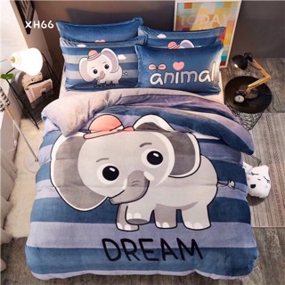 Set chăn ga gối nỉ nhung