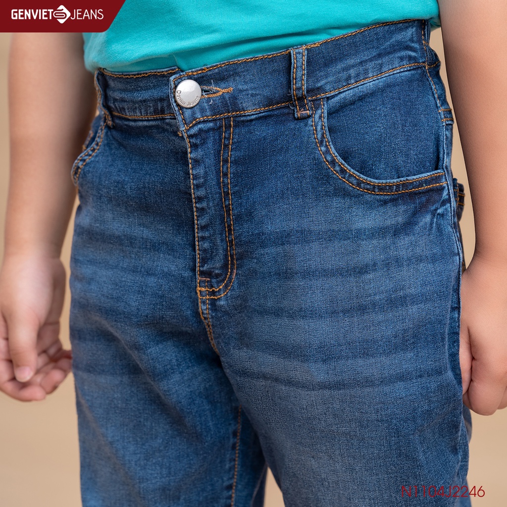 Quần Jeans Kid Thời Trang Bé Trai Genviet Kids N1104J2246