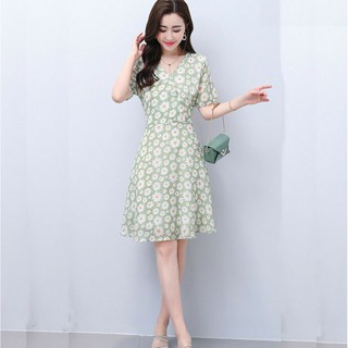 Đầm Dự Tiệc, Đầm Thiết Kế Cổ V Dáng Xòe cao cấp