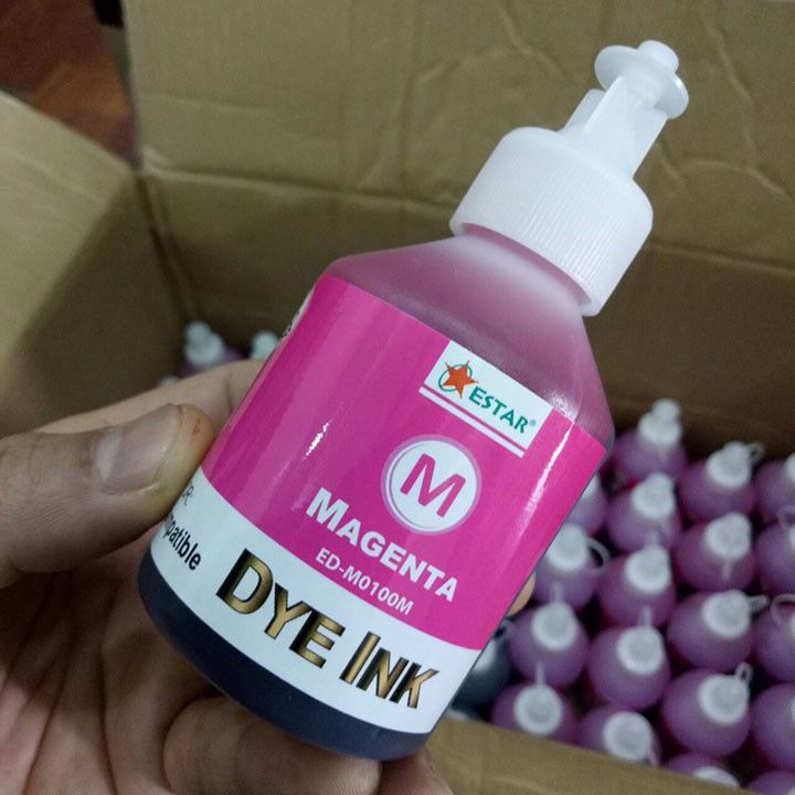 ☘️Bộ mực in 6 màu cho máy in EPSON T60-T50-1390-1430 Estar DYE INK