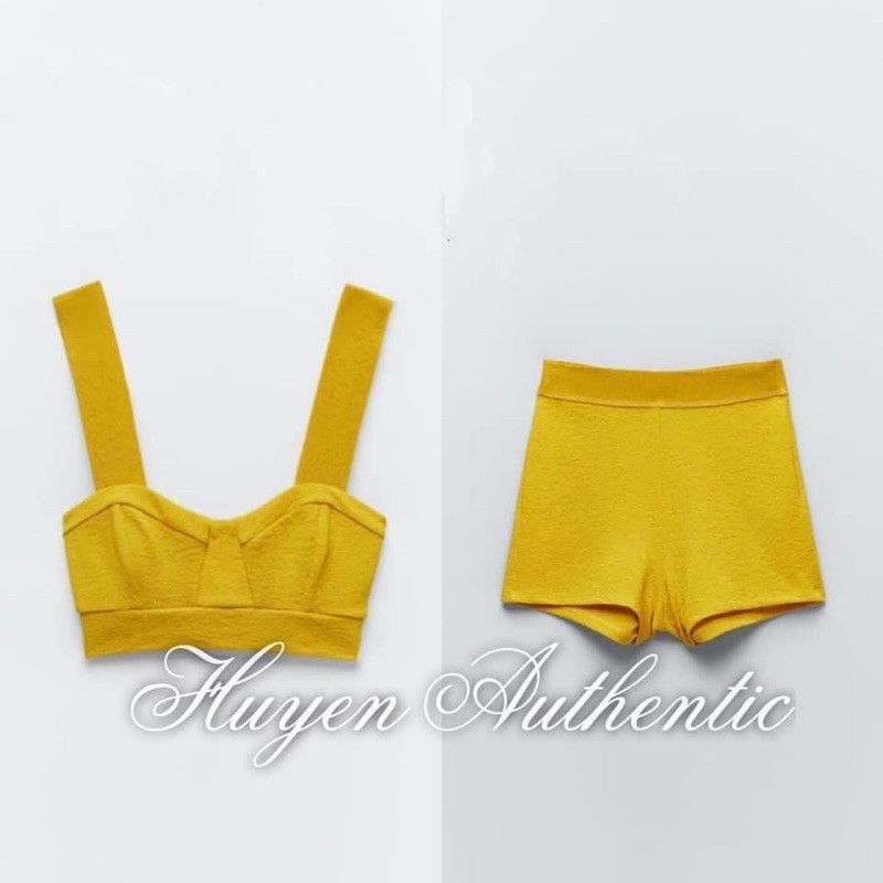 Set bikini vàng hà hồ cực hot