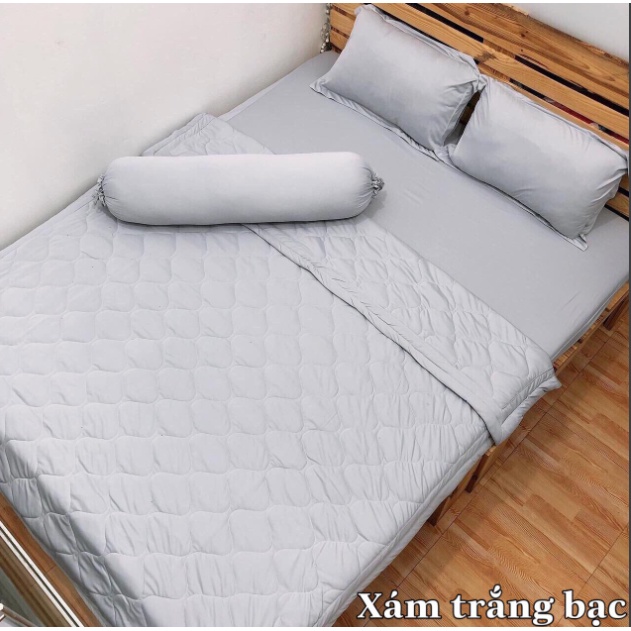 [CHÂN NỆM CAO] BỘ 4 DRAP GA THUN LẠNH HÀN [BAO KIỂM HÀNG - ĐỔI TRÃ FREE] MÁT LẠNH (Dành cho nệm cao 15-25cm) sang chảnh | BigBuy360 - bigbuy360.vn
