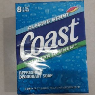 Xà bông cục Coast mỹ 113g lốc 8 cục