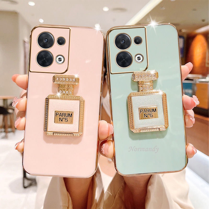 Ốp Điện Thoại Siêu Mỏng Có Giá Đỡ Bảo Vệ Ống Kính Cho Oppo Reno8 Pro 5G Reno7 Z 7 Pro Oppo A77 A57 4G 5G 2022