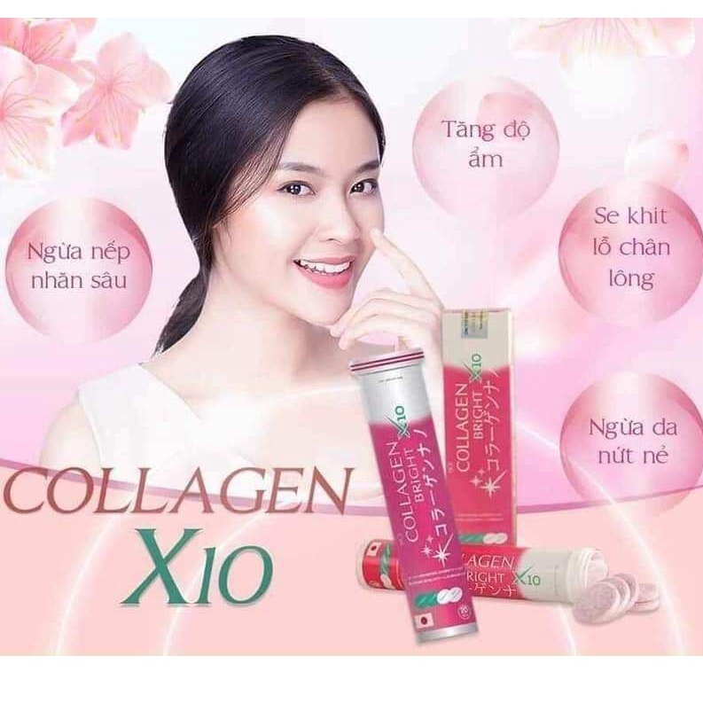 Viên Sủi Collagen Bright X10