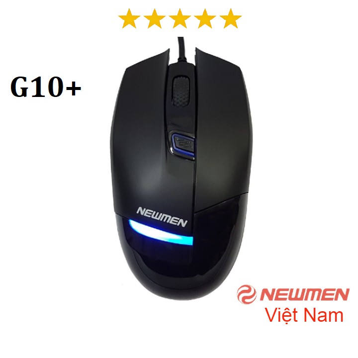 Chuột Newmen G10+ Black Game thủ - Bảo Hành 24 Tháng