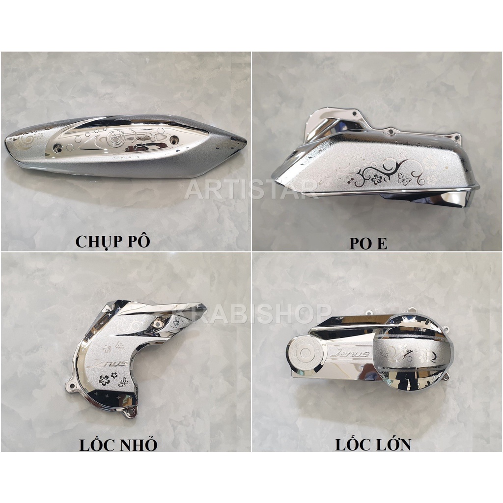 Ốp trang trí xe Janus 2022 2023 mạ crom Artistar