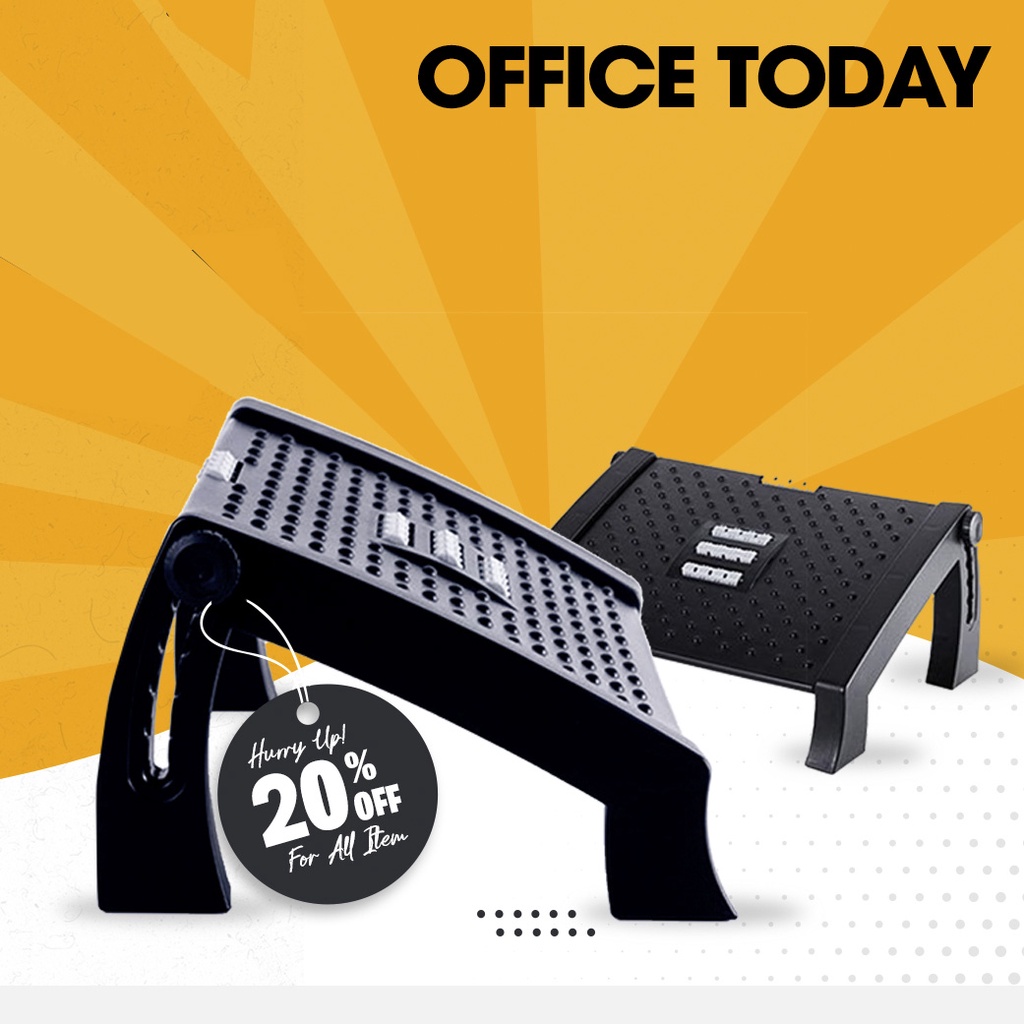 Ghế Gác Chân Công Thái Học ERGONOMIC FOOTREST Ghế Gác Chân Văn Phòng Ghế Kê Chân