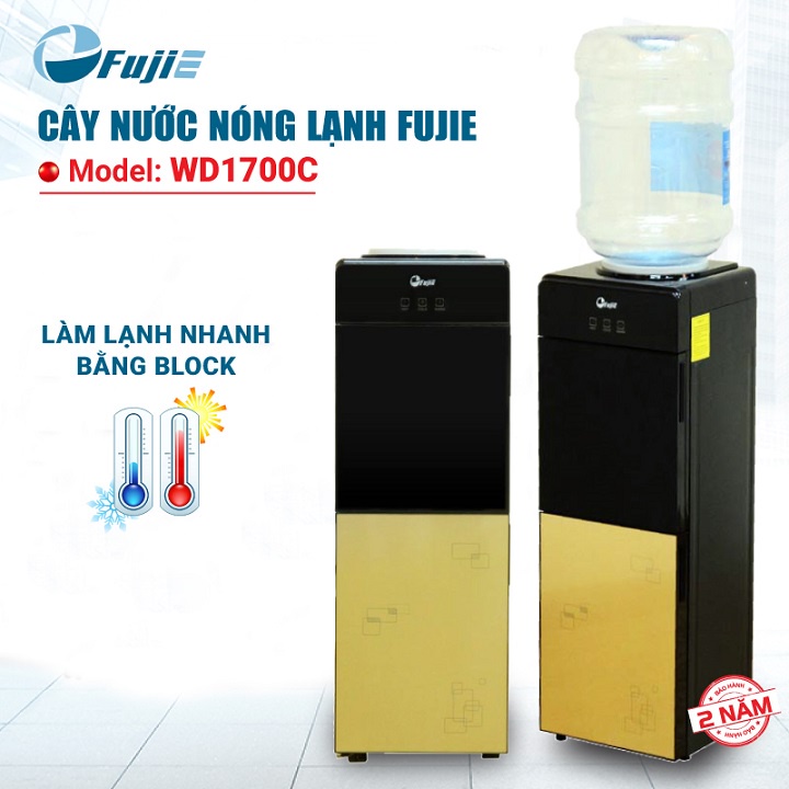 Cây nước nóng lạnh 2 vòi Fujie WD1700C