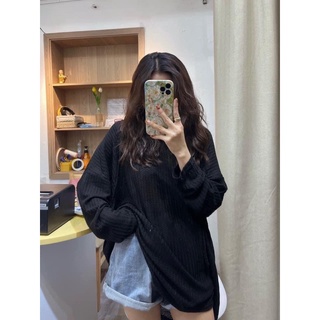 Áo hoodie len oversize