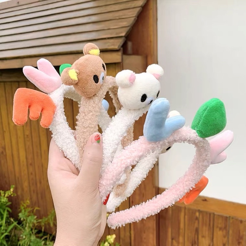 Cài tóc đầu gấu dễ thương cài tóc chữ love