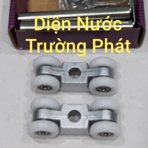 Bánh Xe treo cửa lùa Nhôm loại 4 Bánh loại tốt