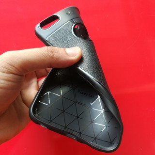 [Xả Lỗ] Ốp Lưng iPhone 6 Plus/6s Plus Dẻo Giả Da Đen Đẹp Chống Shọck