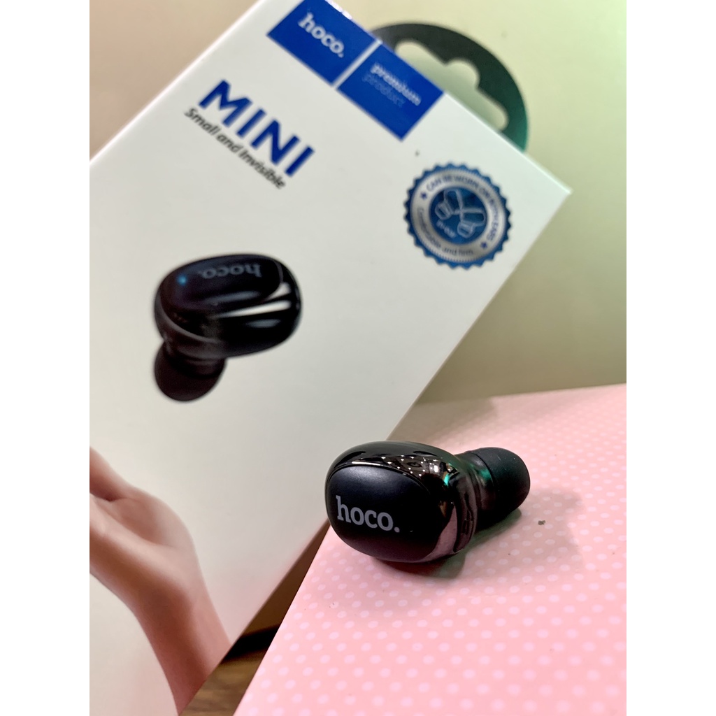 Tai nghe bluetooth Hoco E54 mini chính hãng, thiết kế nhỏ gọn, chất liệu abs cao cấp, pin khỏe 40mAh