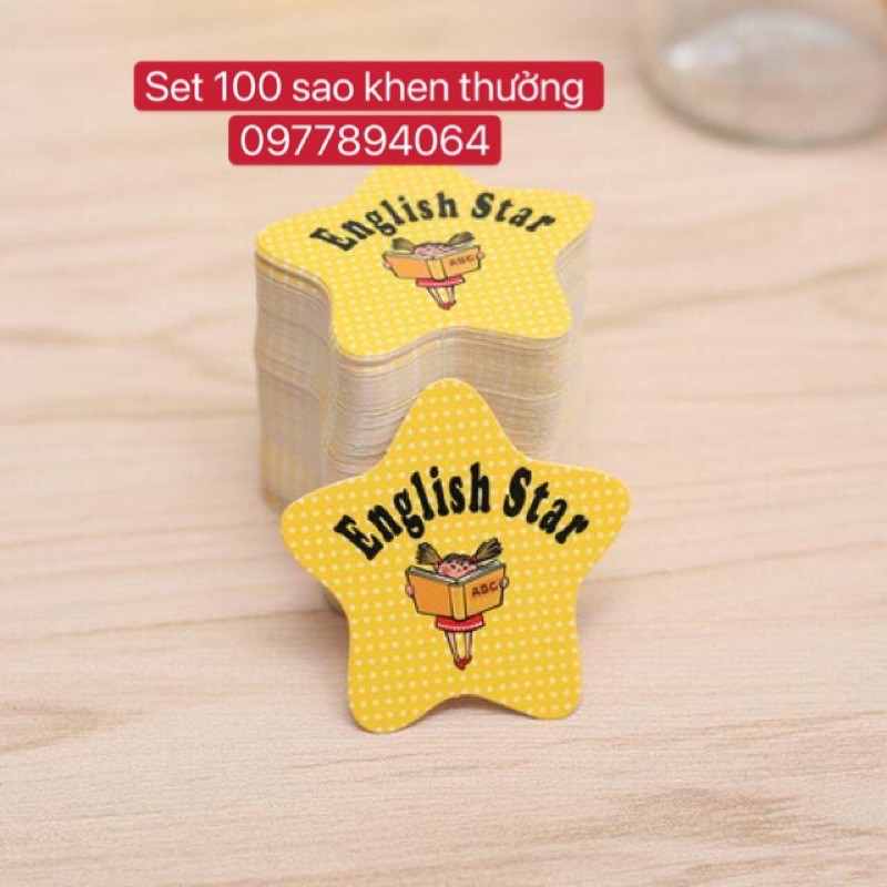 Set 100 sao khen thưởng💯giáo cụ đồ dùng dạy học hấp dẫn❤️