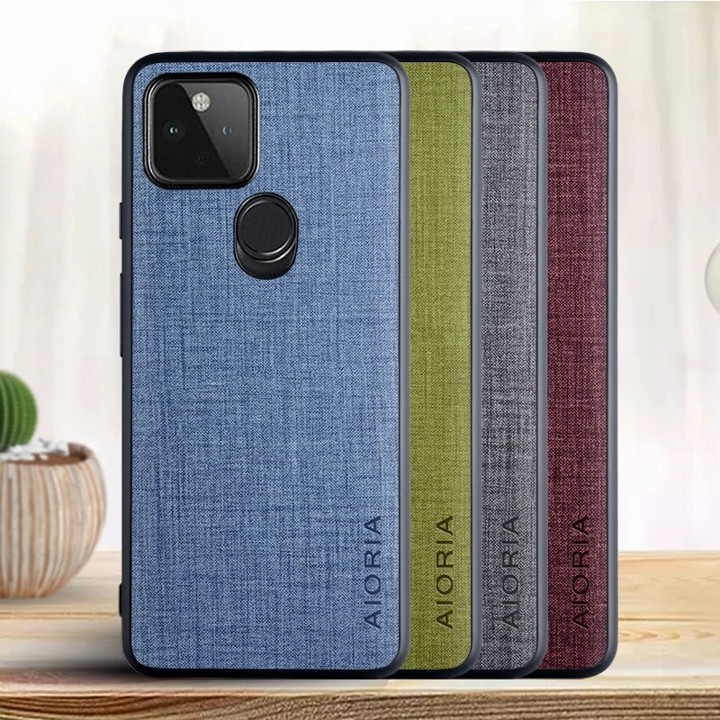Ốp lưng Pixel 4a vải cao cấp Aioria