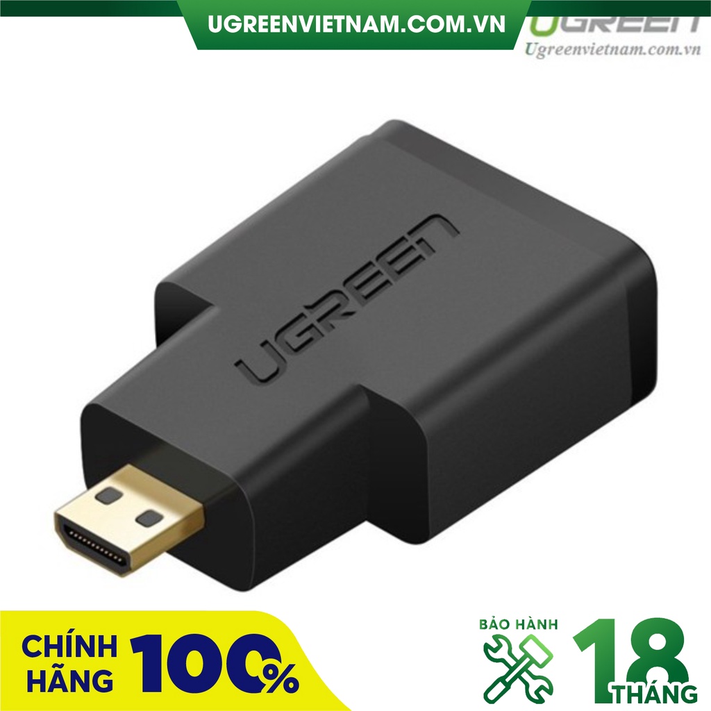 Đầu chuyển đổi Micro HDMI to HDMI chính hãng Ugreen 20106