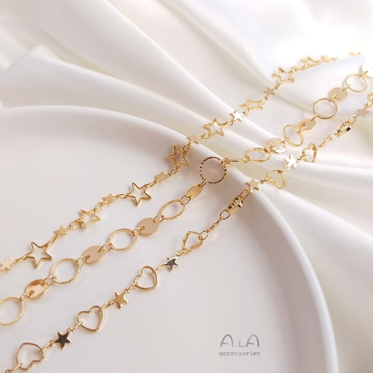 Vòng cổ Vàng 14K Mặt Ngôi Sao Năm Cánh Làm Trang Sức