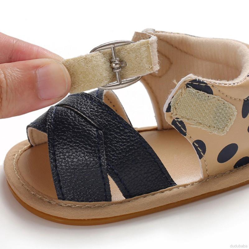 Giày Sandal Da Pu Cho Bé Từ 0-18 Tháng Tuổi
