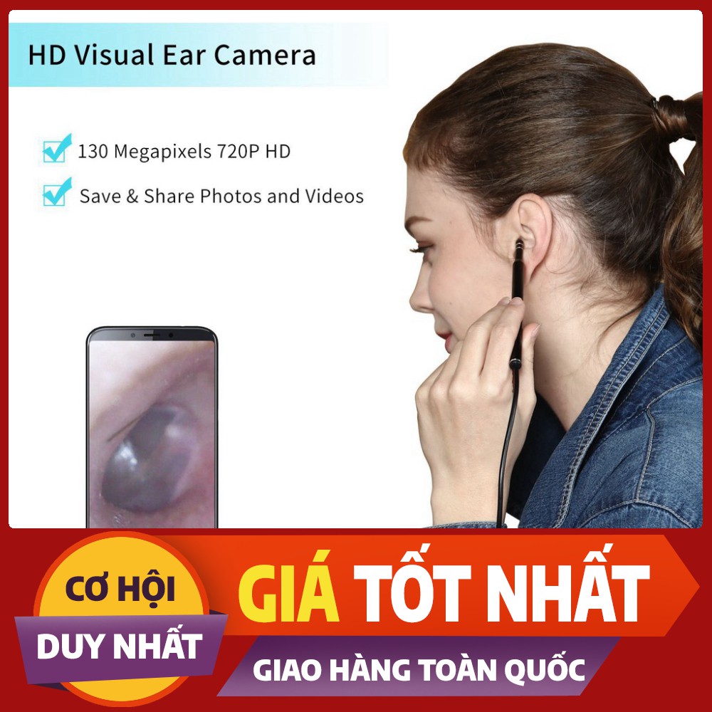 [Rẻ Bất Ngờ] Dụng cụ làm sạch tai, nội soi usb  - 6453 [Hàng Tốt Giá Rẻ]