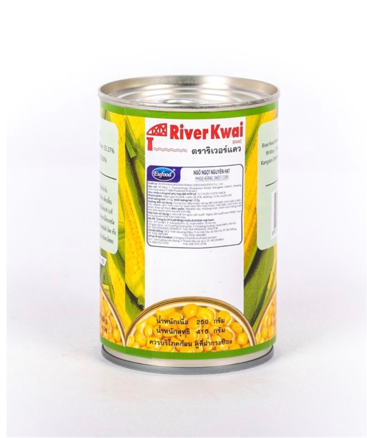 Ngô ngọt nguyên hạt 410g - River Kwai Thái Lan