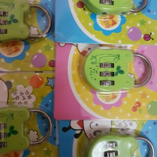 Ổ Khóa Số Du Lịch Padlock 3 Số Hình Thú