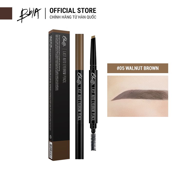 Chì kẻ chân mày Bbia Last Auto Eyebrow Pencil (5 màu) 0.18g - Bbia Official Store