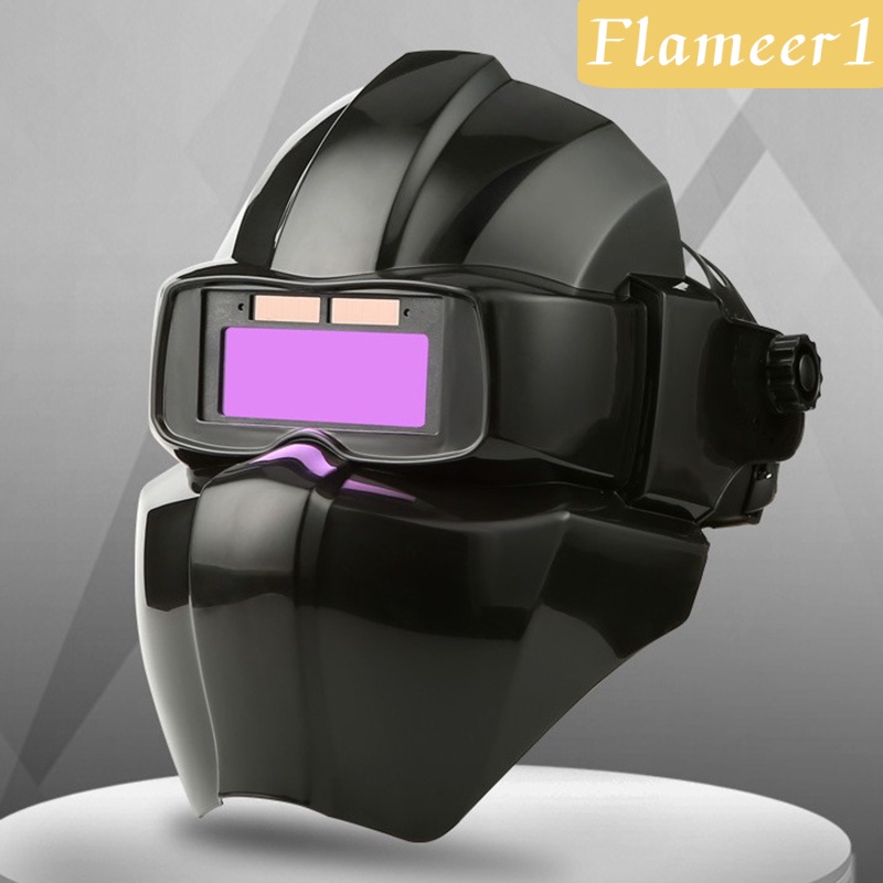 [Flameameer1] Mũ Bảo Hiểm Hàn Điện Năng Lượng Mặt Trời Tự Động Tối Có Thể Điều Chỉnh